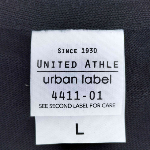 ユナイテッドアスレ UNITED ATHLE 笑い男 アニメプリント クルーネックTシャツ メンズ JPN:L
