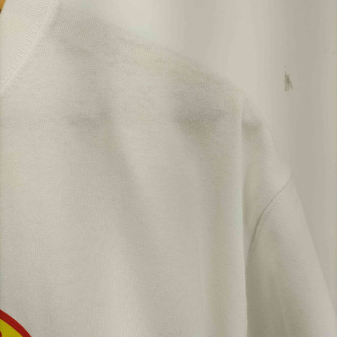 笑い男 プリント クルーネックTシャツ メンズ JPN:L