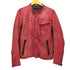 ジョンブル Johnbull シープレザー ダブルジップ シングルライダースジャケット メンズ JPN:M