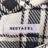 レディアゼル REDYAZEL チェックハイネックコンパクトブラウス プリーツラップミニスカート セットアップ レディース FREE