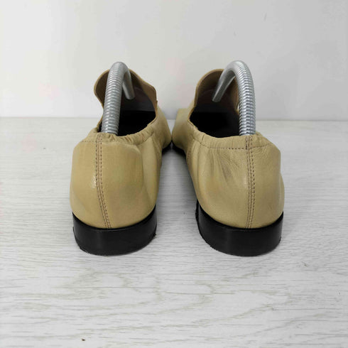 ボッテガヴェネタ BOTTEGA VENETA SCARPA レザーフラットシューズ レディース EUR:36