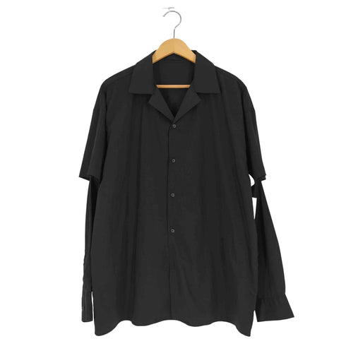 シッコス SICKOS 袖取り外し2way 開襟シャツブラウス レディース