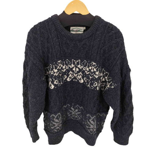 アランクラフト aran crafts アイルランド製ウールアランニット メンズ JPN:S