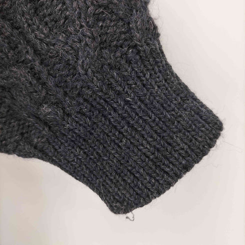 アランクラフト aran crafts アイルランド製ウールアランニット メンズ JPN:S