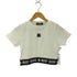 マリークワント MARY QUANT ロゴテープクロップド Tシャツ レディース JPN:M