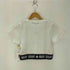 マリークワント MARY QUANT ロゴテープクロップド Tシャツ レディース JPN:M