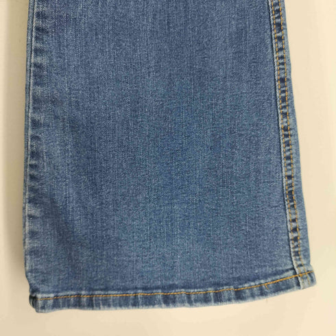 フレアブッシュデニムパンツ レディース 30