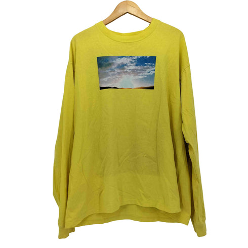ゴート GOAT プリント ロングスリーブクルーネックTシャツ メンズ JPN:XL