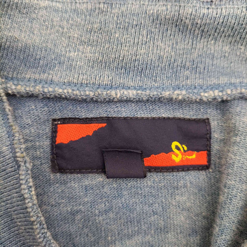 sin 本藍 10ボタンショートスリーブヘンリーネックTシャツ メンズ