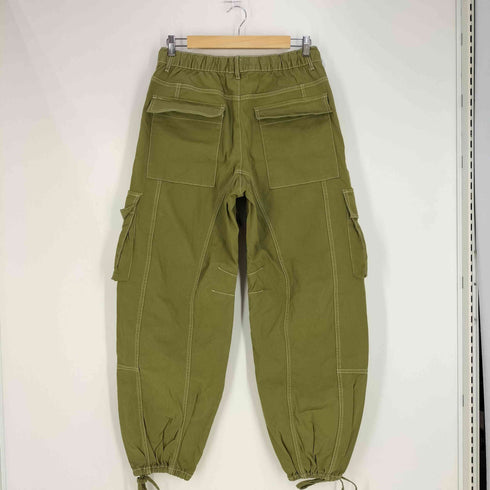 ザラ ZARA ステッチデザイン ワイドカーゴパンツ レディース 38