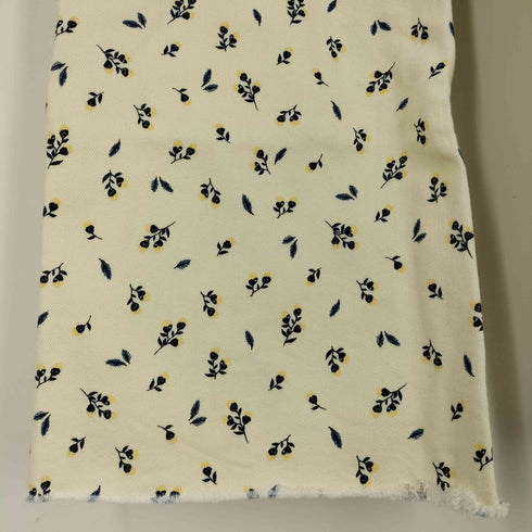 ザラ ZARA フラワーパターン マリンストレート デニムパンツ レディース 38