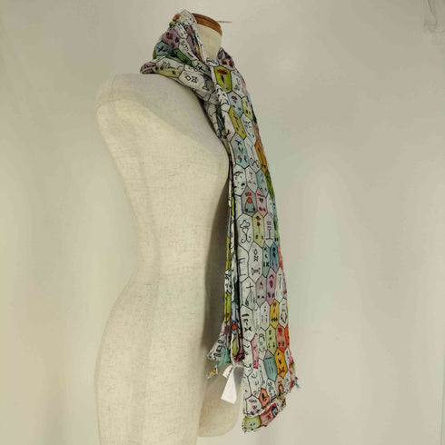 Alighiero Boetti イタリア製 総柄 ストール スカーフ レディース
