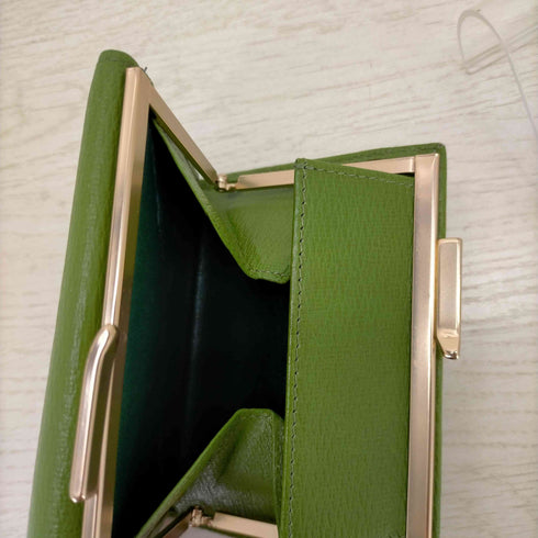 ヒロココシノ HIROKO KOSHINO レザー三つ折り財布 レディース
