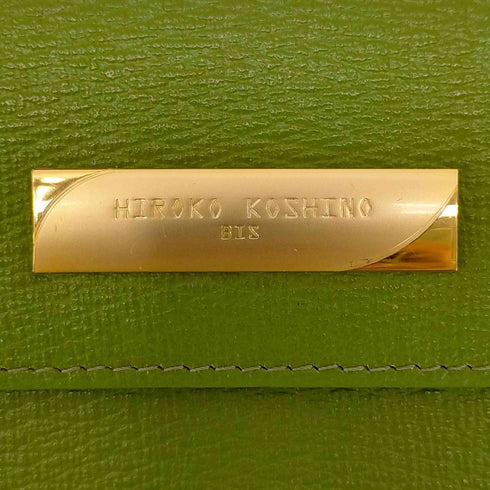 ヒロココシノ HIROKO KOSHINO レザー三つ折り財布 レディース