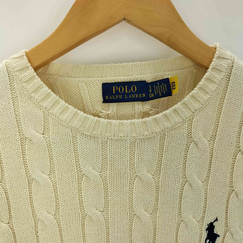 ポロラルフローレン POLO RALPH LAUREN ポニー刺繍 ケーブルニット レディース SP CH