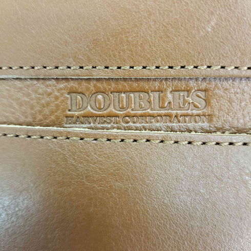 ダブルス DOUBLES カウレザー ミニ ショルダー バック ラウンドジップ メンズ