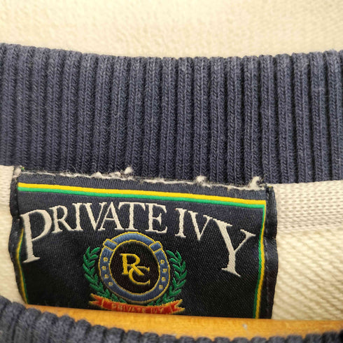 ロデオクラウンズワイドボウル RCWB/RODEO CROWNS WIDE BOWL Private Ivy リブラインスウェットトップス レディース FREE