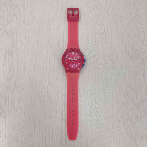スウォッチ Swatch Chrono Plastic Pink クロノ プラスチック 腕時計 レディース