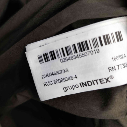 ザラ ZARA PLEATED DRAWCORD PANTS ドローストリング 2タック パンツ レディース XS