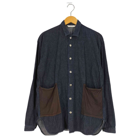 レアセル rehacer Bloom Leather Pocket Shirt-Jacket ブルーム レザー ポケット シャツ ジャケット メンズ JPN:S