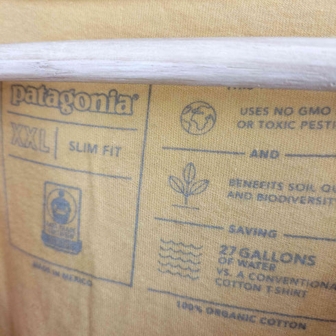 パタゴニア patagonia ボックスロゴ オーガニックコットンTシャツ メンズ import:XXL