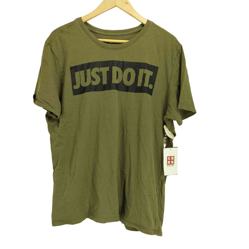 ナイキ NIKE JUST DO IT.プリントクルーネックTシャツ メンズ XXL