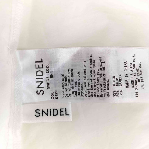 スナイデル snidel ベストレイヤードワンピース レディース JPN:1