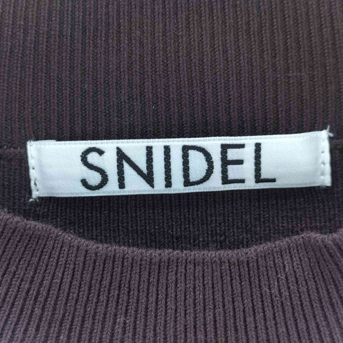 スナイデル snidel プリーツフリルスリーブニットプルオーバー レディース ONE SIZE