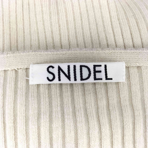 スナイデル snidel カシュクールレイヤードニットプルオーバー レディース ONE SIZE