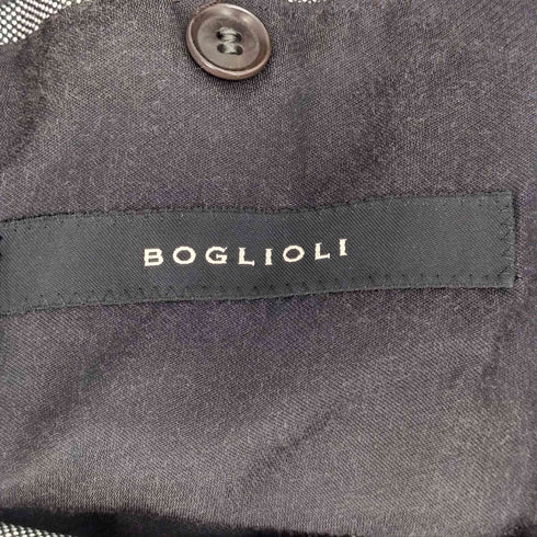 ボリオリ BOGLIOLI マイクロドット 段返り3つボタン テーラードジャケット メンズ 44