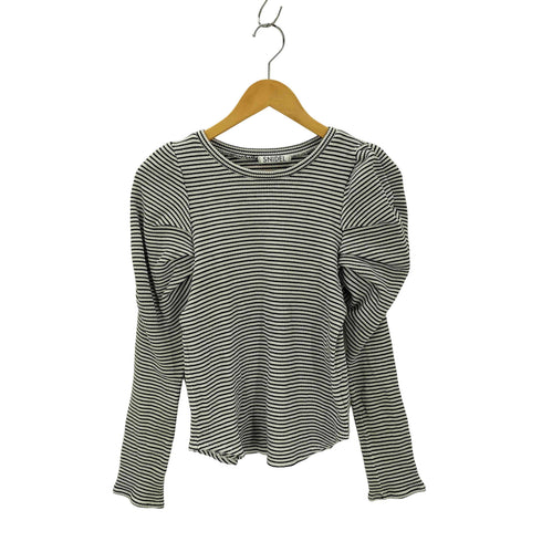 スナイデル snidel パフスリーブ ワッフルトップス レディース ONE SIZE