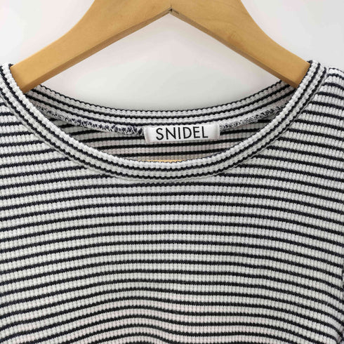 スナイデル snidel パフスリーブ ワッフルトップス レディース ONE SIZE