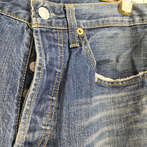 リーバイス Levis 00s 2001年製 フィリピン製 ボタン裏359刻印 501 ボタンフライ ストレートデニムパンツ メンズ W31L32