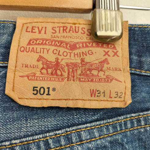 リーバイス Levis 00s 2001年製 フィリピン製 ボタン裏359刻印 501 ボタンフライ ストレートデニムパンツ メンズ W31L32