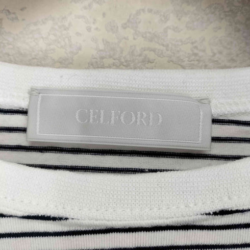 セルフォード CELFORD 24SS アシメフリルギャザーカットソー レディース US:36