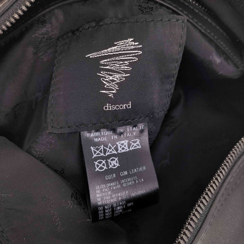 ディスコードヨウジヤマモト discord Yohji Yamamoto 25SS Round Shoulder (S) ラウンド ショルダー カウレザー バッグ メンズ
