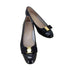 サルヴァトーレフェラガモ Salvatore Ferragamo フェラガモリボン エナメルパンプス レディース US:7