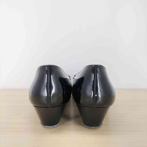 サルヴァトーレフェラガモ Salvatore Ferragamo フェラガモリボン エナメルパンプス レディース US:7