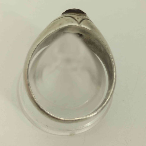 #18 925刻印 ストーン リング レディース 18号