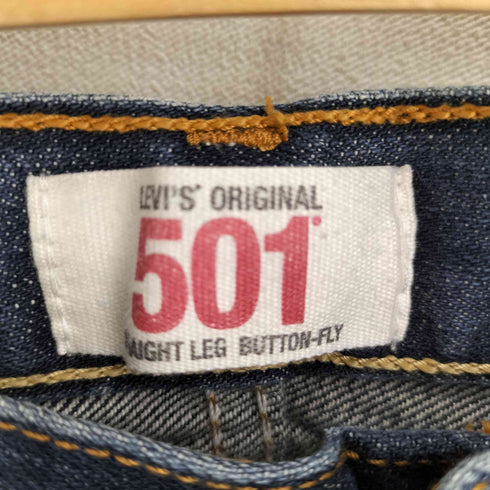 リーバイス Levis 501 STRAIGHT LEG BUTTON-FLY ボタンフライストレートデニムパンツ メンズ W29L32