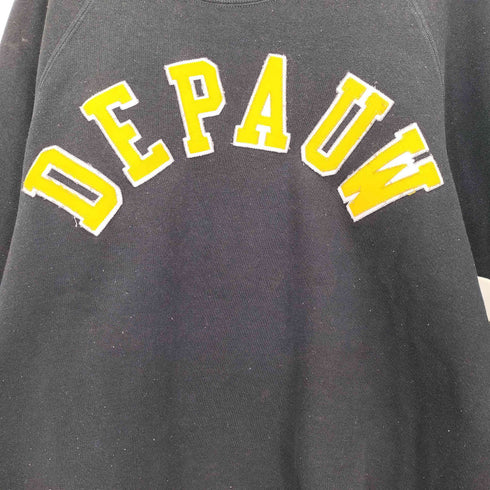 カレッジパシフィック Collegiate Pacific 80s USA製 DEPAUW アーチロゴ クルーネックスウェット メンズ import:L