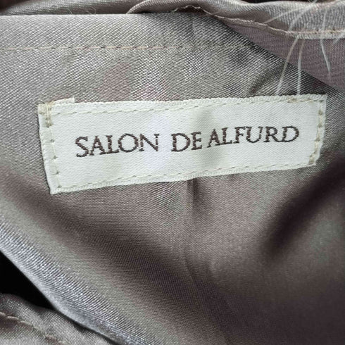 サロンドアルファード SALON DE ALFURD ファー付き ハンド カゴ バッグ レディース