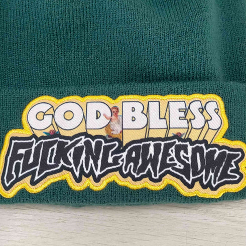 ファッキンオーサム FUCKING AWESOME GOD BLESS FA Beanie メンズ