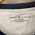 トミーヒルフィガー TOMMY HILFIGER ロゴ 刺繍 アイコン ライン 切替 リンガー S/S Tシャツ メンズ import:XL