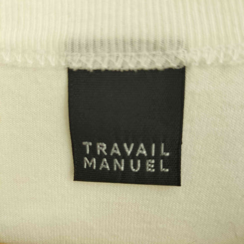 トラバイユマニュアル TRAVAIL MANUEL クラシック天竺 スリットT レディース