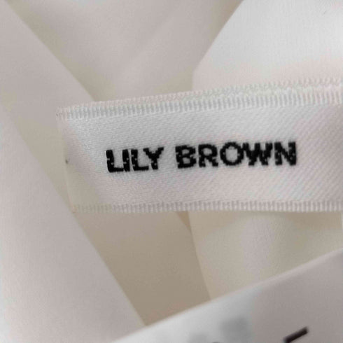 リリーブラウン Lily Brown コットンレースボリュームスカート レディース 0