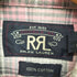 ダブルアールエルラルフローレン RRL RALPH LAUREN マドラスチェック フロントポケット レギュラーカラーシャツ メンズ JPN:XS