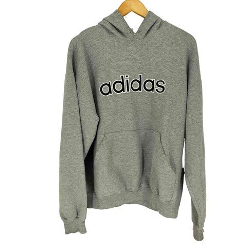 アディダス adidas 00s フロント刺繍プルオーバーパーカー メンズ O