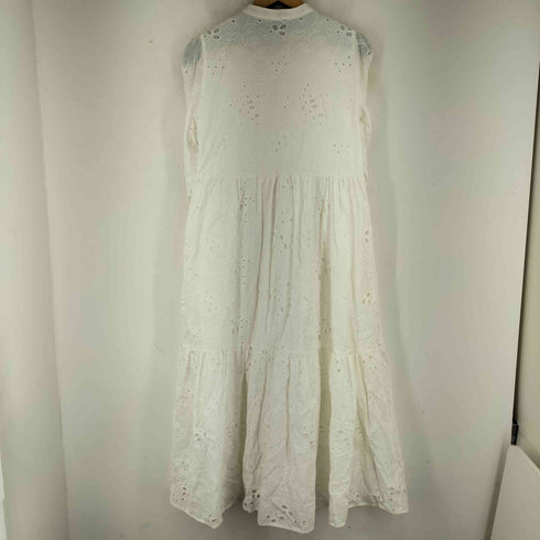 ザラ ZARA MIDI DRESS WITH CUTWORK EMBROIDERY レディース US XS