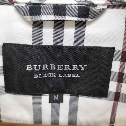 バーバリーブラックレーベル BURBERRY BLACK LABEL 裏地チェックホース刺繍スイングトップ Y2K メンズ JPN:M